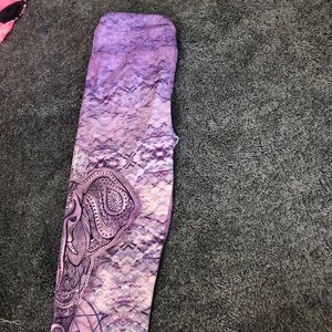 Purple elephant leggings